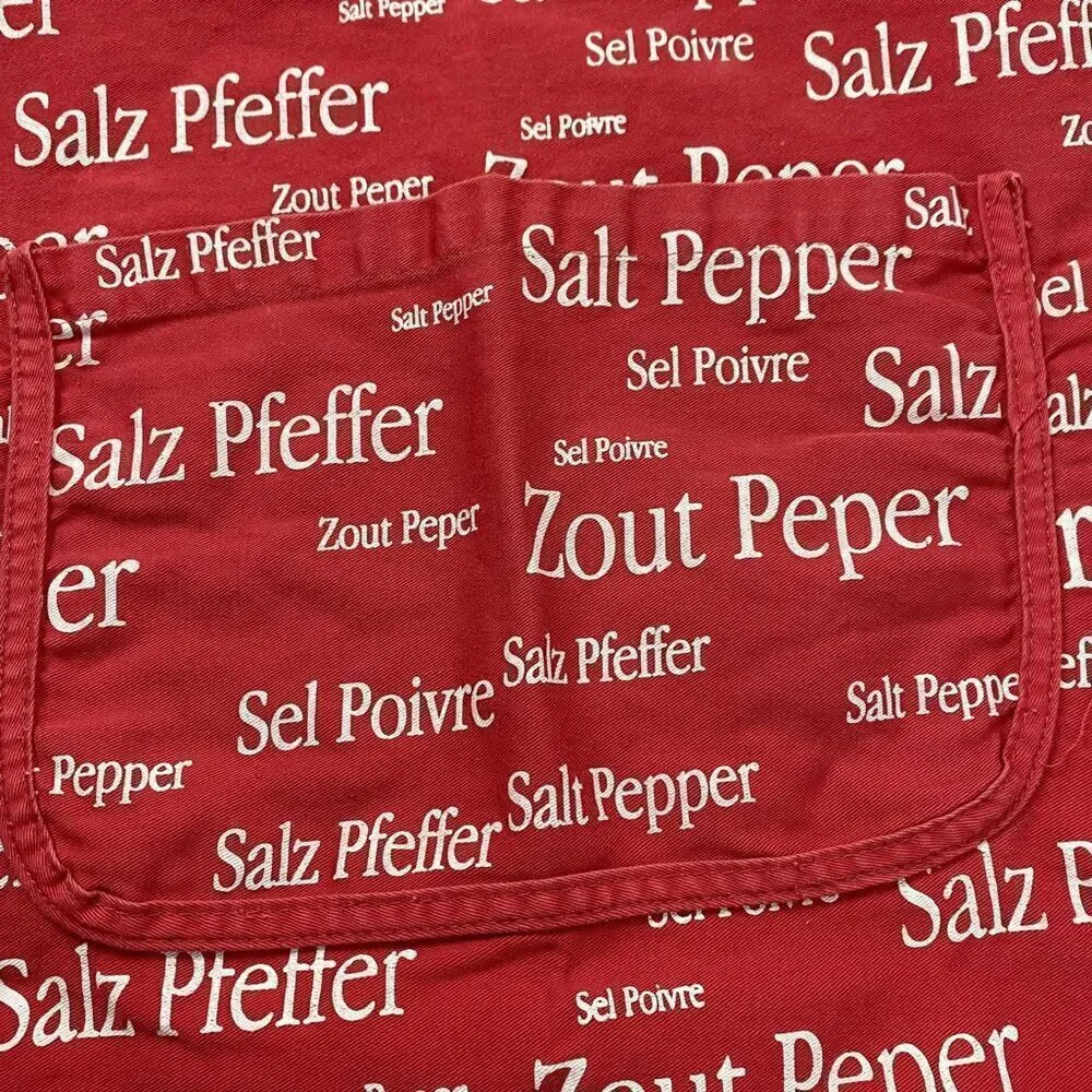 Winkler Salt & Pepper Red Apron